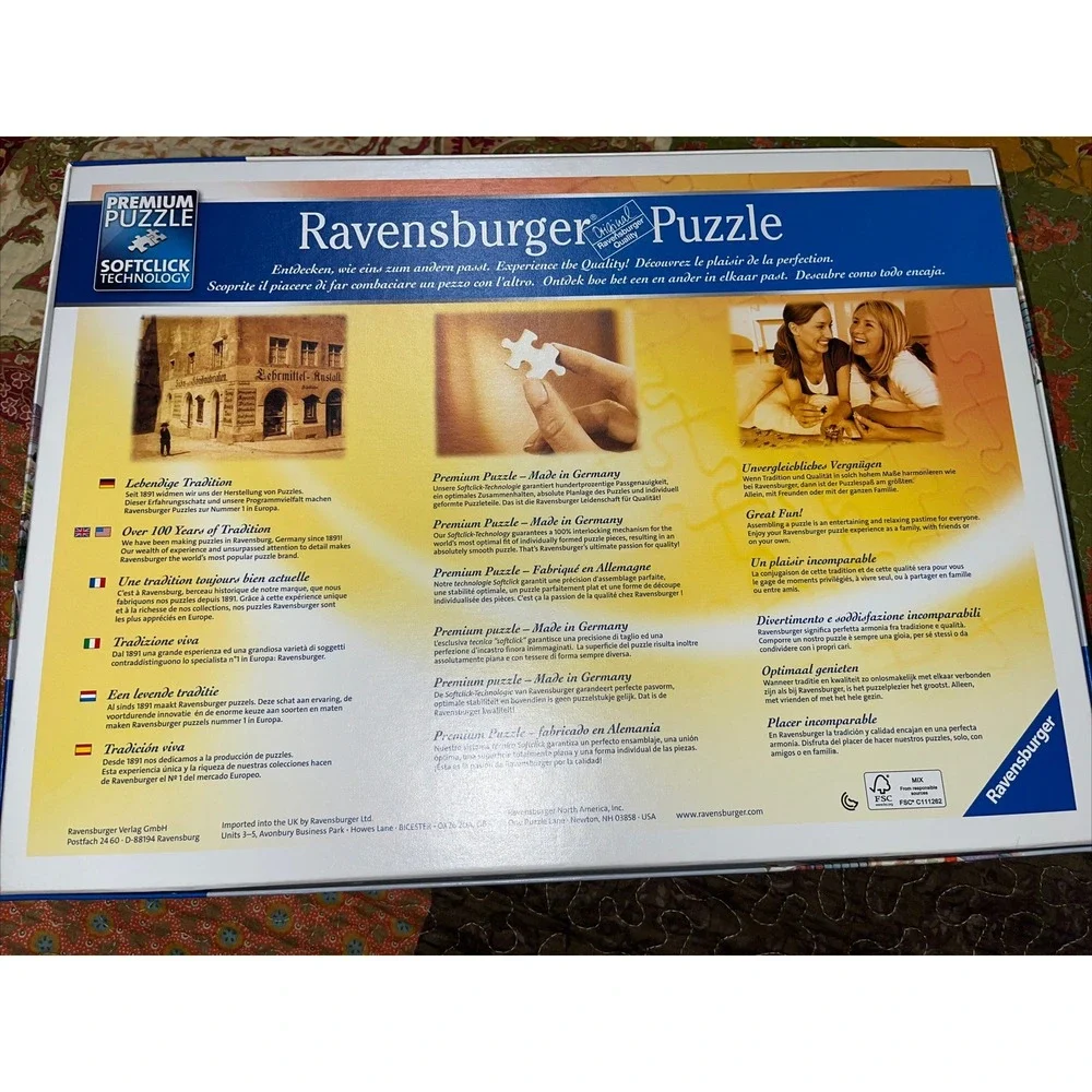 ravensburger‎ puzzle 1000 Piece , Palette Plus Art Store , complete